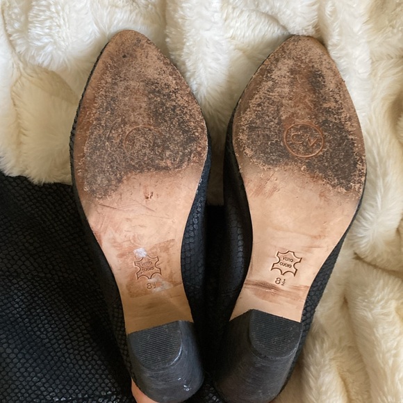 Anthropologie Cynthia Vincent over the knee snake print boots - Picture 4 of 10